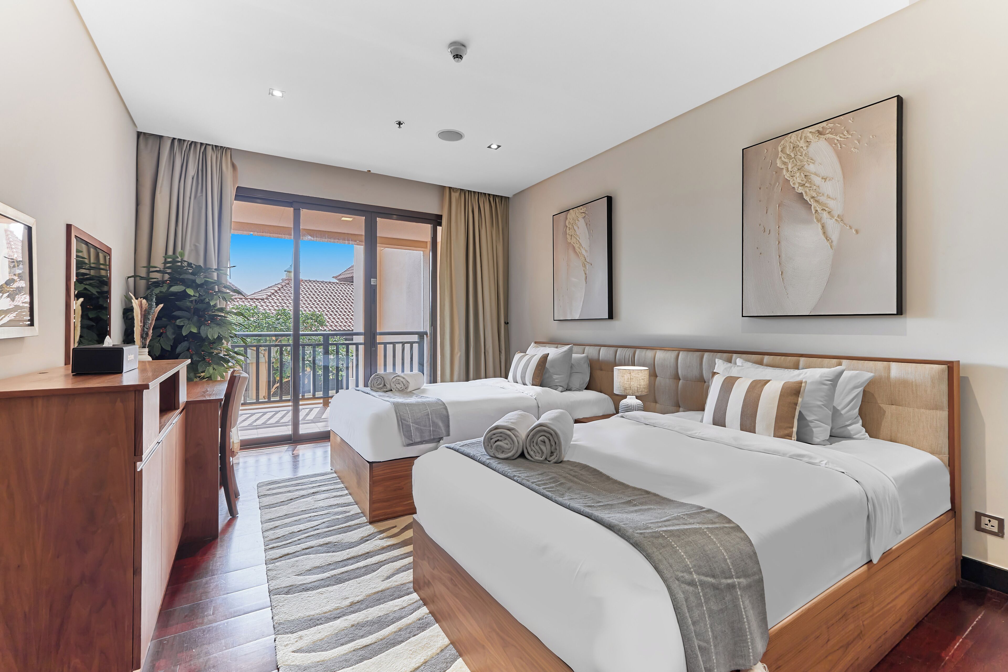 Premium bedding, in-room safe, blackout curtains, iron/ironing board