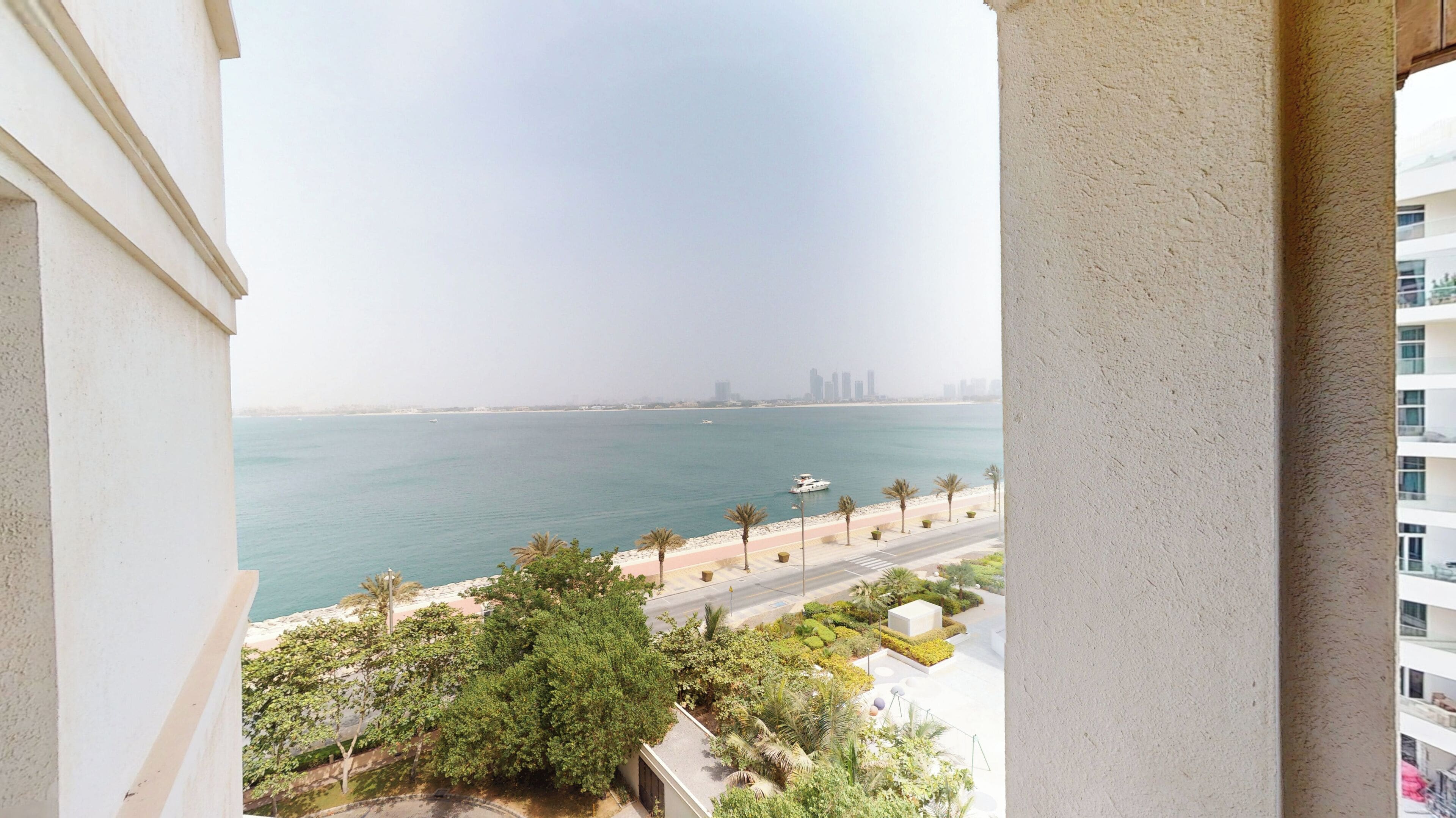 Luxury-Apartment, 2 Schlafzimmer, Meerblick | Blick vom Balkon