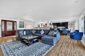 House, 5 Bedrooms | Living area | Smart TV - Relaxing Coastal Escape With Ocean Views 5 Bedroom Home (Federal Way)