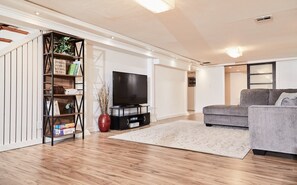 House, 5 Bedrooms | Living area | Smart TV - Relaxing Coastal Escape With Ocean Views 5 Bedroom Home (Federal Way)