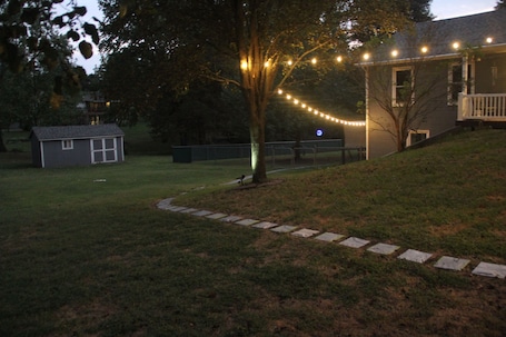 Property grounds. Step Back In Time to a charming 2-bedroom lower level house in adorable Eudora
