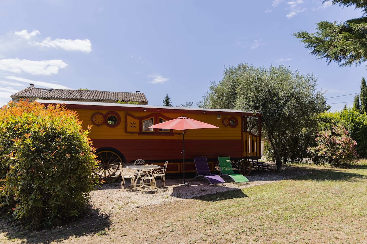 Cottage, uitzicht op tuin | Terras