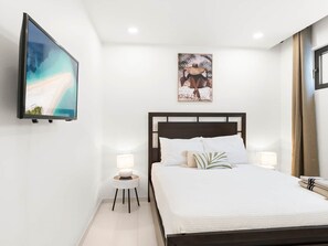 1 غرفة نوم وواي فاي وملاءات أسرّة