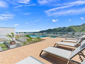 Terrace/patio - C331 - Beautiful Condo with Lagoon Views (Sint Maarten)