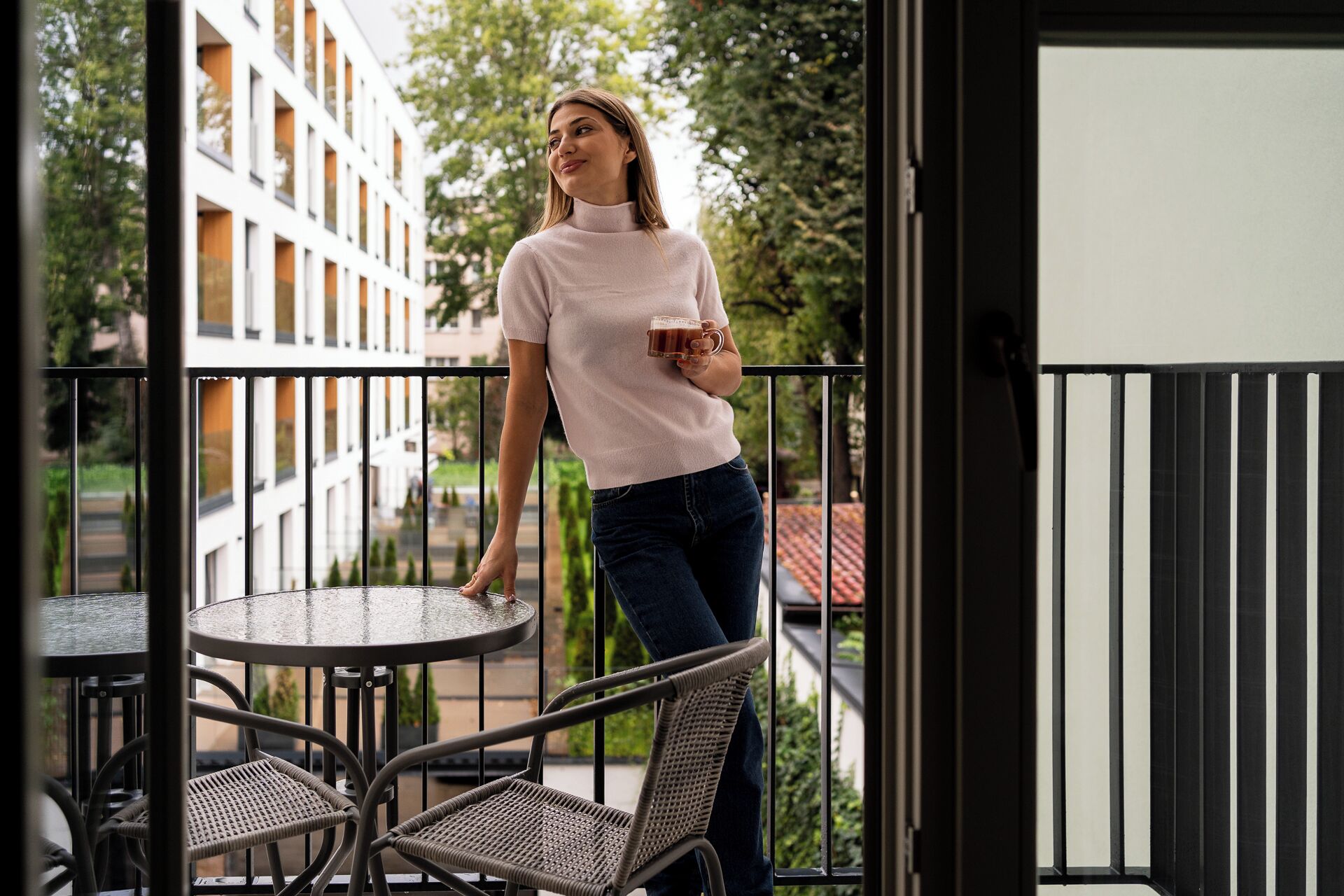 Appartement Deluxe, balcon | Balcon