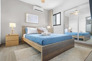 1 chambre, fer et planche à repasser, Wi-Fi, literie fournie