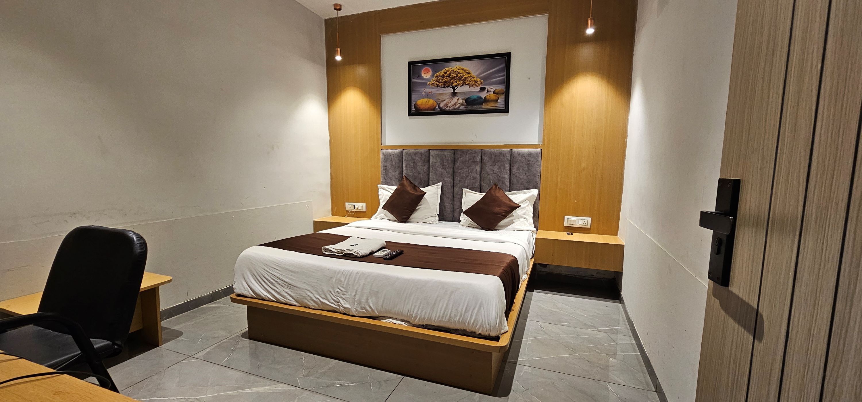 Deluxe tweepersoonskamer, uitzicht op stad