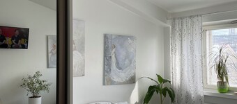 VesiLahti RoofLevel — Chic 1-bedroom apartment with a loft bed and AC in Lahti