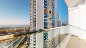 Superior-Apartment, 2 Schlafzimmer, Stadtblick | Balkon