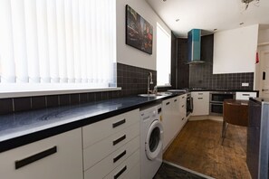 Microwave, oven, stovetop, toaster