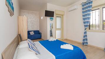 1 bedroom, iron/ironing board, bed sheets