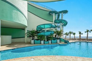 Indoor pool, outdoor pool