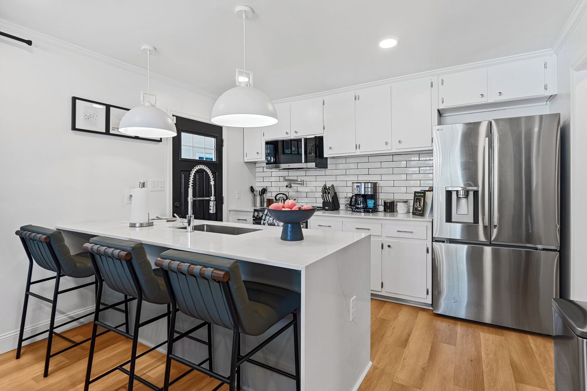 Microwave, oven, stovetop