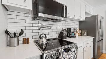 Microwave, oven, stovetop