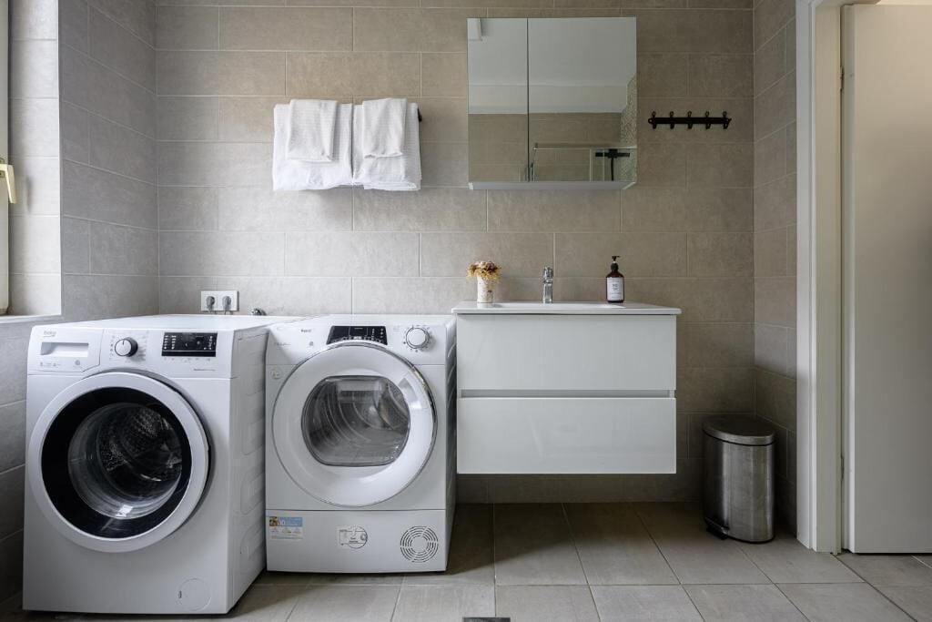 Appartement, uitzicht op de stad | Badkamer