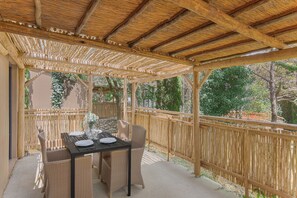 Superior Bungalow, Partial Sea View | Terrace/patio - Holiday Homes Kačjak (Dramalj)