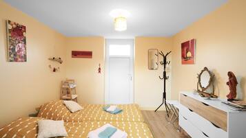 1 bedroom, WiFi, bed sheets