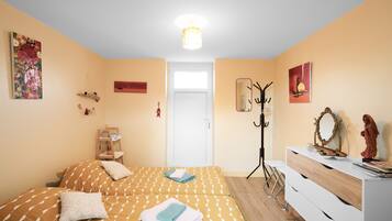 1 bedroom, WiFi, bed sheets