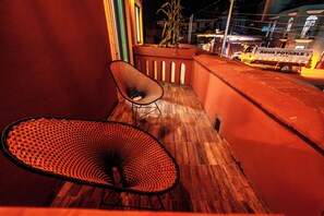 Luxury Apartment, City View | Terrace/patio