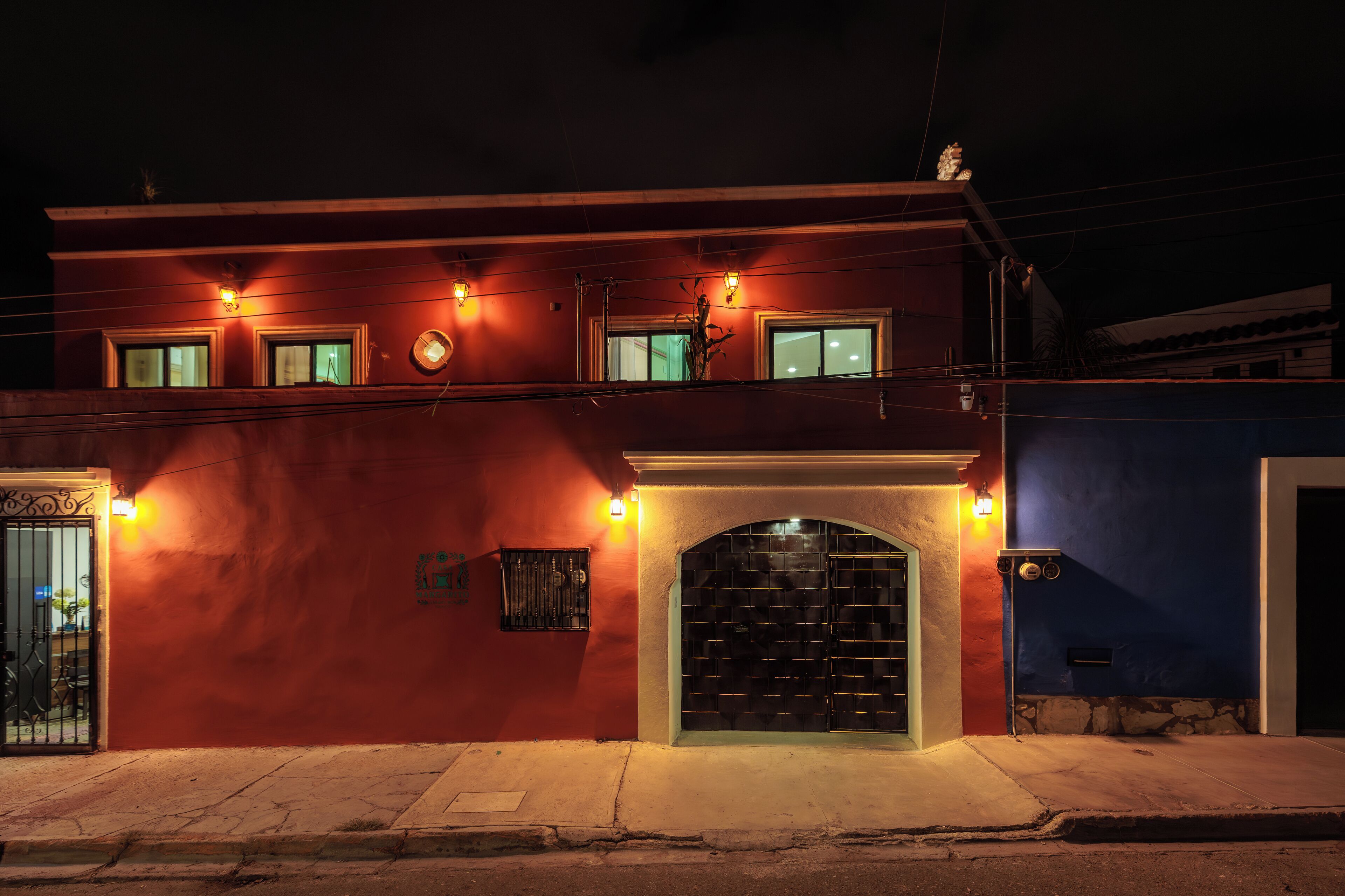 Façade de l’hébergement