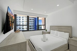 4 soverom, strykejern/-brett, reiseseng for barn og wi-fi