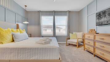 5 bedrooms, iron/ironing board, travel crib, free WiFi