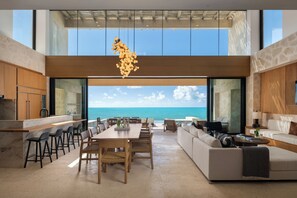 55-inch LED TV with digital channels, books