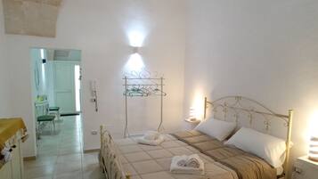 1 makuuhuone, vuodevaatteet