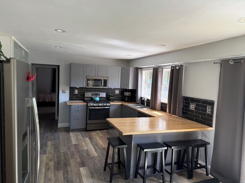 4-bedroom house on the Black River in Fort Gratiot. Dock your boat out back!