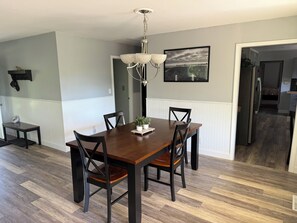 Dining - 4-bedroom house on the Black River in Fort Gratiot. Dock your boat out back! (Fort Gratiot)