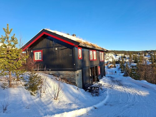 Mountain Cabin in Aurdal  Fireplace  Sauna 1000m