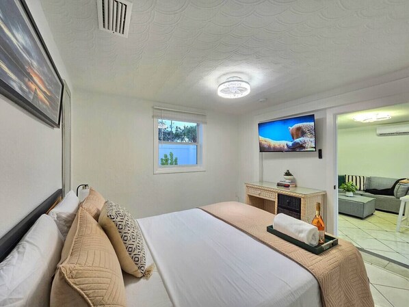 2 多间卧室、办公桌、熨斗/熨衣板、免费 WiFi