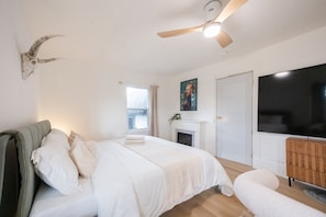 4 habitaciones, escritorio, tabla de planchar con plancha y wifi 