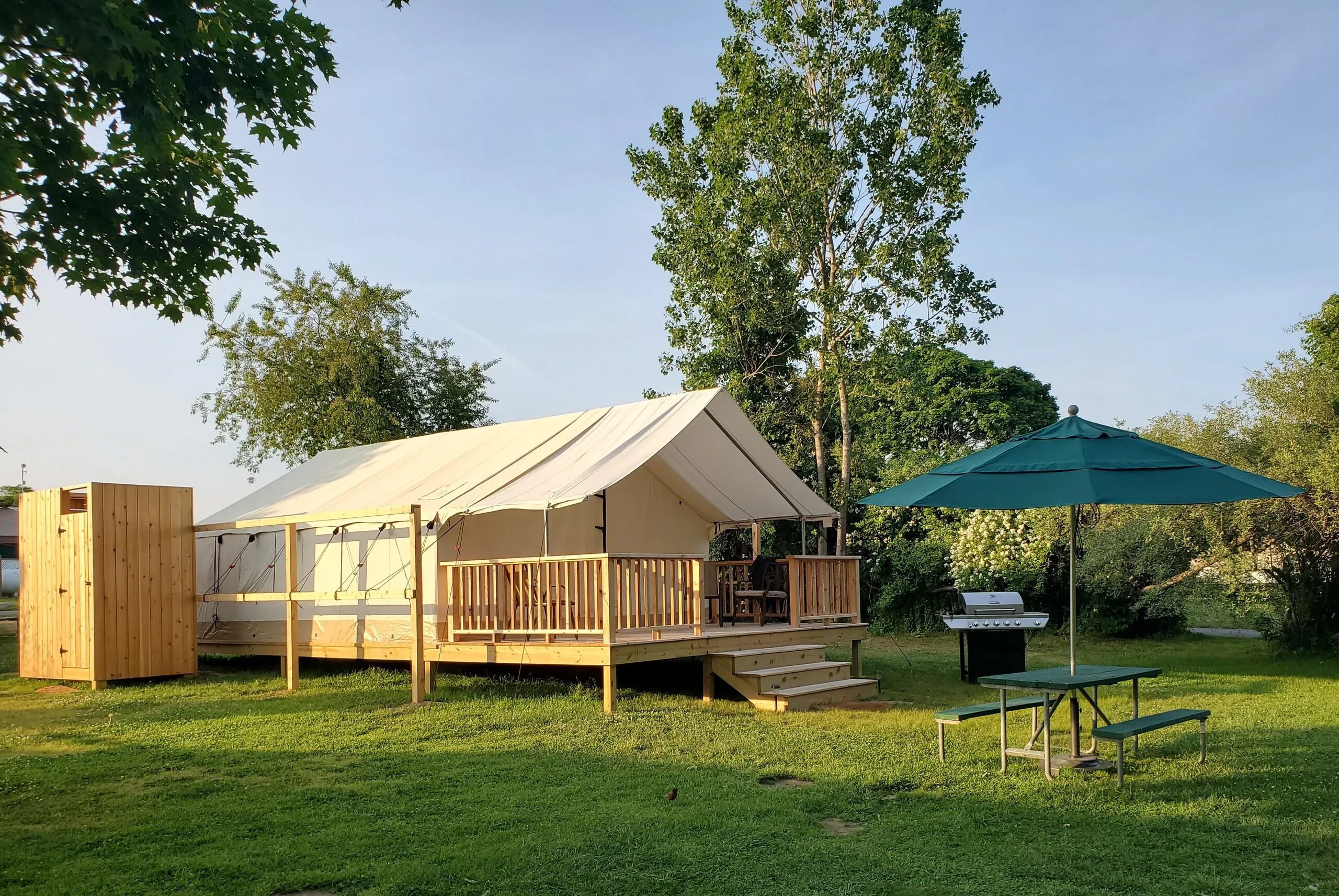 Premium tent, 1 queensize bed | Gratis wifi, beddengoed