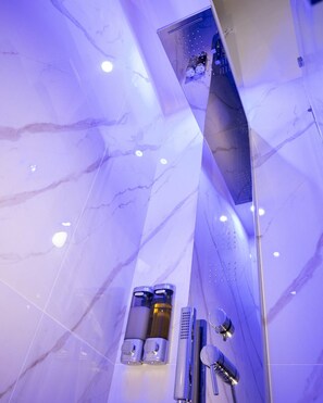 ฝักบัวนวดด้วยพลังน้ำ, ไดร์เป่าผม, โถสุขภัณฑ์แบบบิเดท์