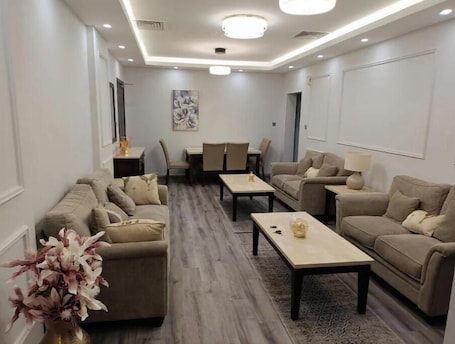 Smart TV. Two Bedrooms Lusail Apartment