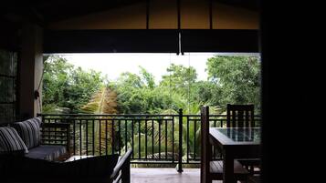 Deluxe Apartment, Balcony, Garden View | View from room