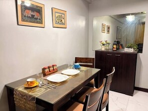 Restauration dans la chambre