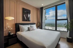 2 chambres, fer et planche Ă repasser, Wi-Fi, literie fournie