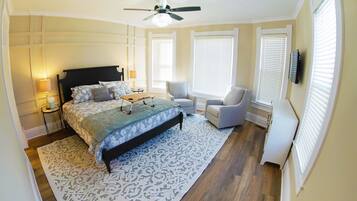 5 bedrooms, iron/ironing board, travel crib, free WiFi