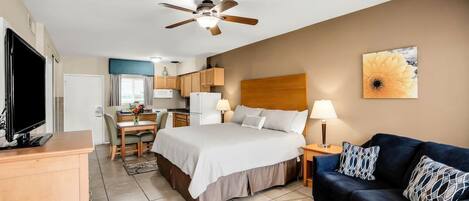 Iron/ironing board, WiFi, bed sheets