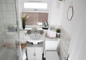 Towels, soap, toilet paper