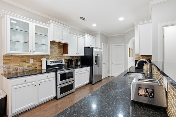 Fridge, microwave, oven, stovetop - Luxe McCalla Family Home with Game Room & Yard! (McCalla)