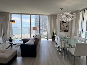 Panoramic Suite, 2 Bedrooms, Ocean View | Living area - The Bay Suites - W Miami (Miami)