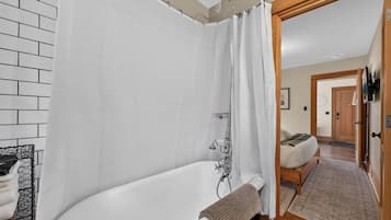 Hair dryer, towels