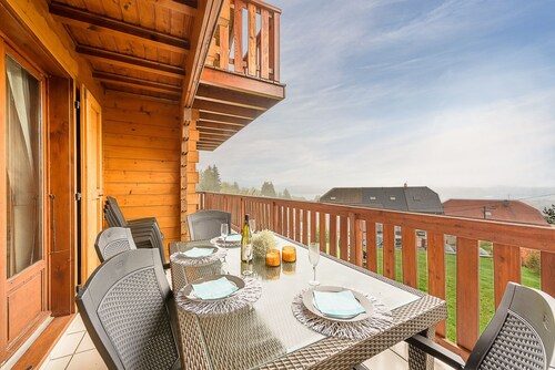 Chalet Panorama - Logement cosy avec vue 180° sur le lac