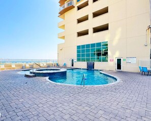 Indoor pool, outdoor pool