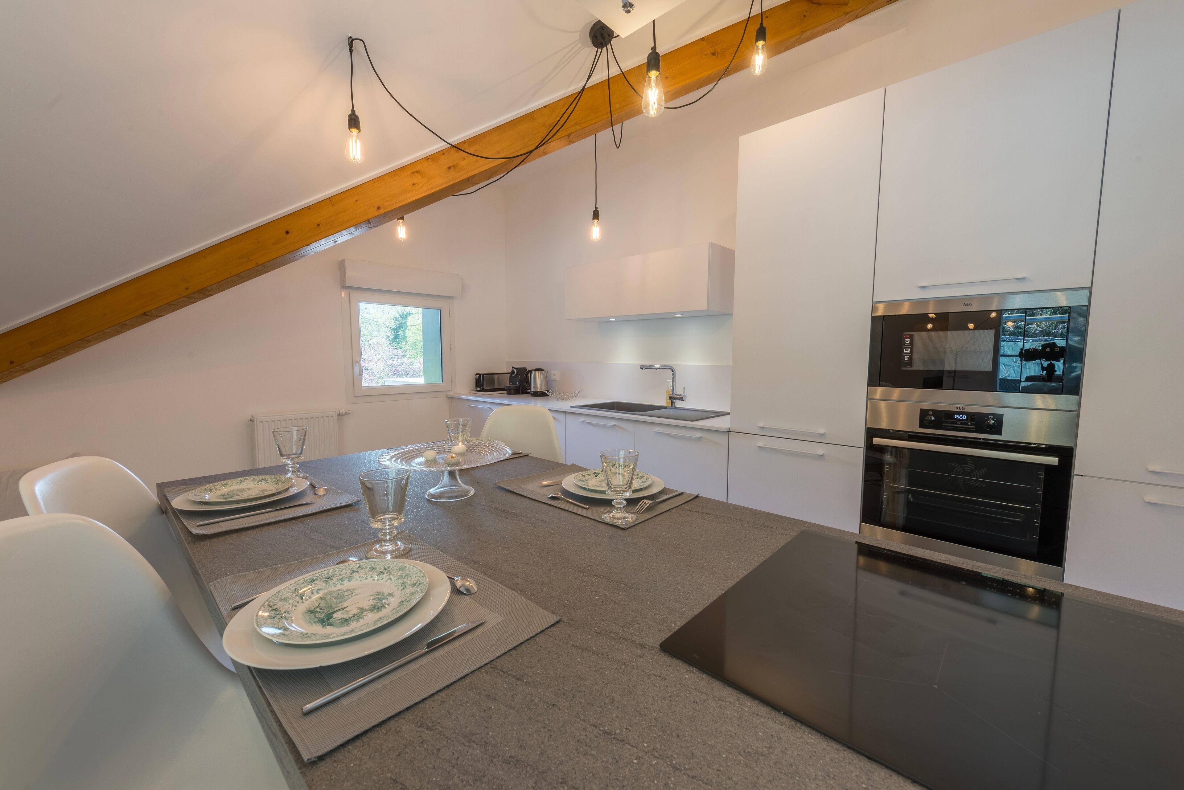 Réfrigérateur, micro-ondes, four, lave-vaisselle