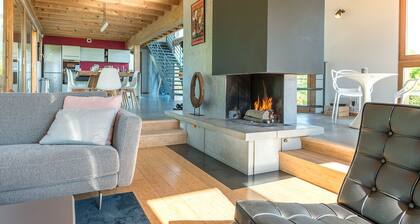 Villa Artwood - Superbe maison contemporaine avec vue panoramique sur le lac dâAnnecy