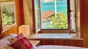 Desk, iron/ironing board, travel crib, WiFi (free)